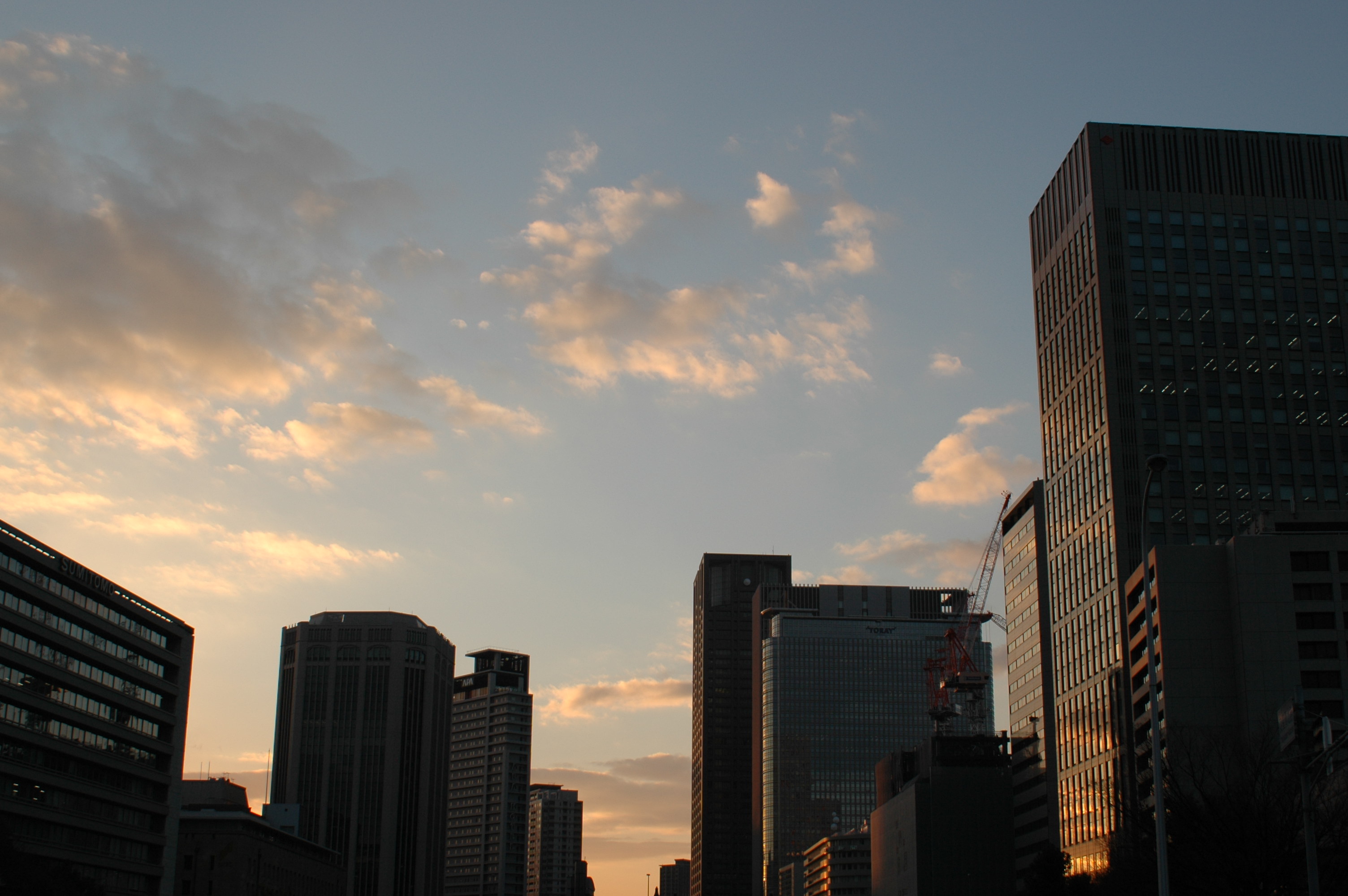 中ノ島の夕景